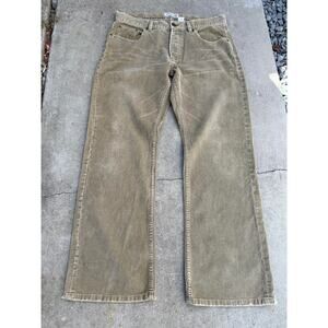Vintage Old Navy Tan bootcut wide leg corduroys Size 34x32